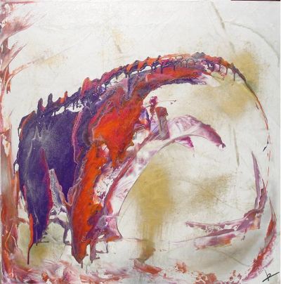 Toile n° 144 Nebuleuse 100x100