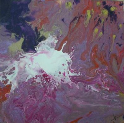 Toile n° 189 Deborde 40x40
