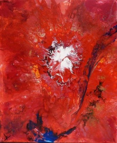 Toile n° 210 Flamboyant 50x60
