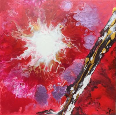 Toile n°277 Florale 50x50
