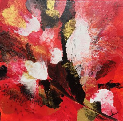 Toile n°285 Négociation 40x40